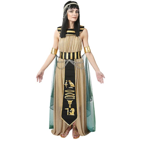 Carnival Halloween Pariskunta egyptiläinen myytti puku Kleopatra faarao viitta viitta Cosplay hieno juhlamekko Lady L