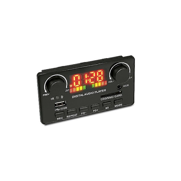 Mp3 Wma Dekoderkort Trådlös Bluetooth 5.0 7v-25v Dekoder Bil Mp3-spelare Usb Inspelningsmodul Fm Aux