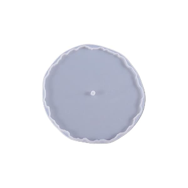 DIY Silikoneform Bakke Coaster Resin Form Serveringsbræt Plade Epoxy Resin Form-fg
