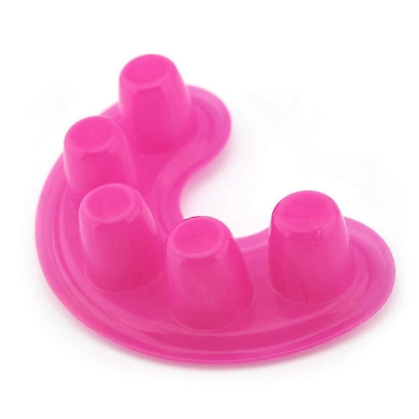 1 Pakke Opblødningsskål Tip Neglekunst Bakke Pleje Vask Opbløder Neglekunst Badeværktøj (Rose Rød)