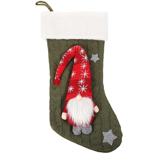 Julstrumpa Eldstad Socka Julgran Hängande Dekoration Godis Presentpåse