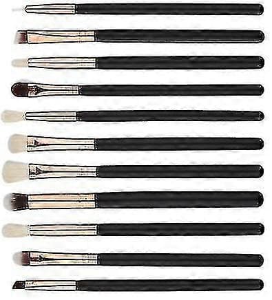 12 stk. Øjenmakeupbørster Makeupbørster Kosmetiske børster Makeupbørster