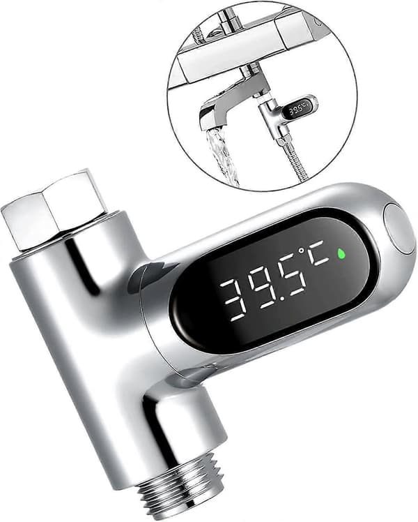 LED digital dusjtemperaturvisning vanntermometer termometer 0~100 vanntermometer
