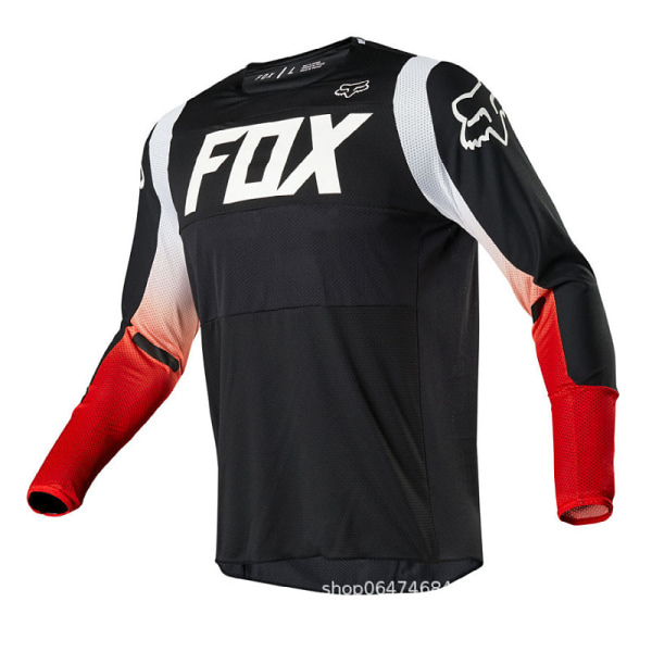 Sommer mountainbike ridetøj hurtigtørrende åndbar langærmet T-shirt style 2 M