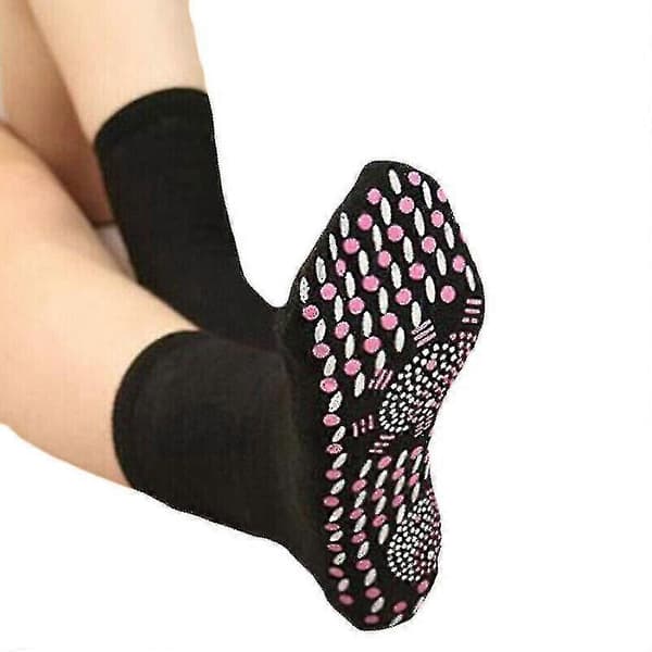 1 Par Unisex Myke Bomulls Sokker Varme Magnetiske Terapi Sokker