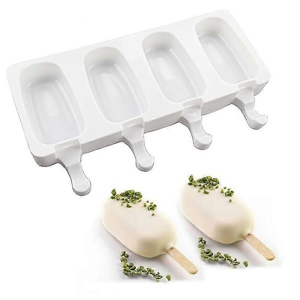 Frosne Silikone Ispindeforme Ispindeforme Ispindeforme DIY Is, 1 Stykke, Hvid Zinuo Boutique A