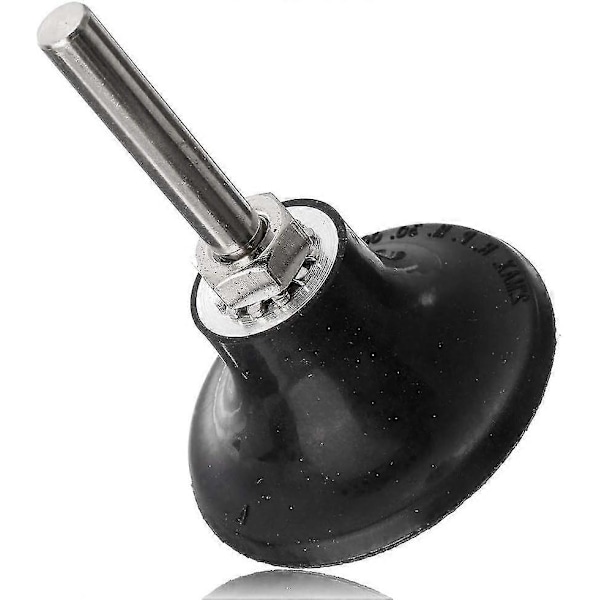 Roterande Polerskivehållare Ersättningsskivadapter (svart) (1 st) yu