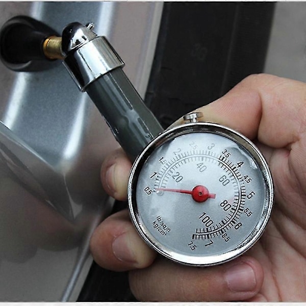 Däcktrycksmätare, portabel 100 Psi däcktrycksmätare för lastbilsdäck