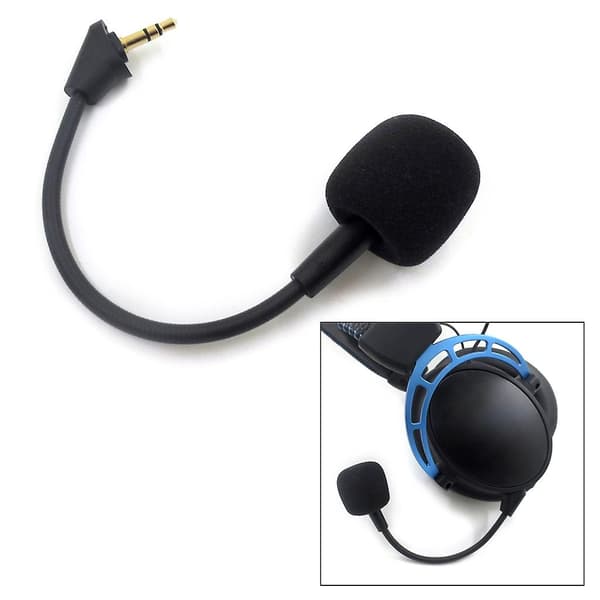3.5mm Spillmikrofon Støyreduserende Mikrofoner for HyperX Cloud-Alpha S Headset