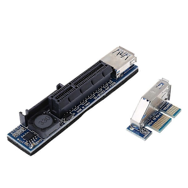 Usb3.0 Adapterkort PCI-E1X til X4 PCI E Grafikkort Forlængerkabel Adapter