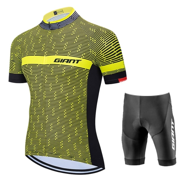 Set 2023 GIANT Miesten kesän lyhythihainen MTB-pyöräilypuku Ropa Ciclismo Pyöräily Maillot Pyöräilypuku Photo Color-7 M