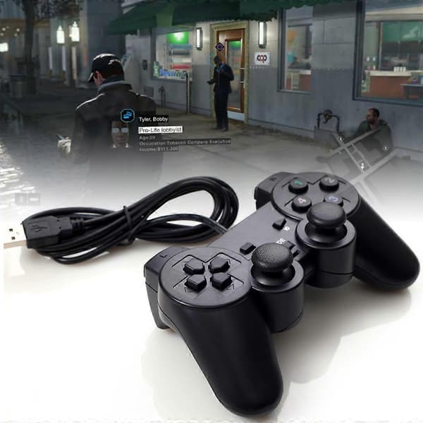 Kablet Gamepad Joystick USB 2.0 Kablet Joypad Gamepads Spilcontroller Til PC