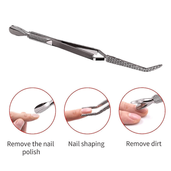 1 st Nagel Fixeringsklämma - Svart Koppar Make Up
