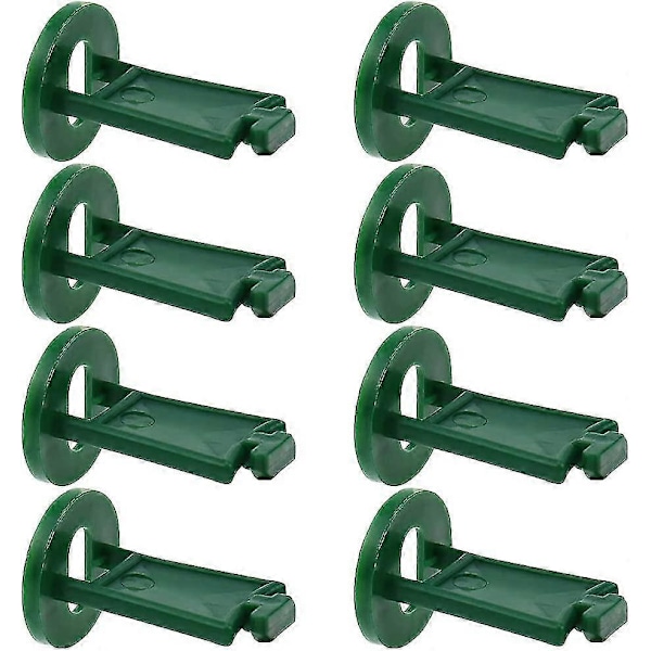 Drivhus Twist Klips Drivhuskrok Plante Blomst Hengende Klemmer Sett for Fikseringssett Hagedeler Drivhus Gadgets Drivhus Hengende Verktøy - 50 stk