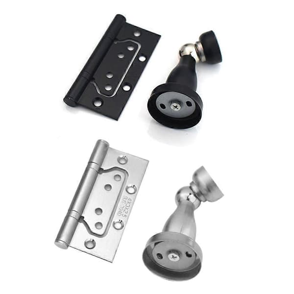 Dørhængsel og rustfrit stål dørholder sæt anti-rust dørhardware sæt