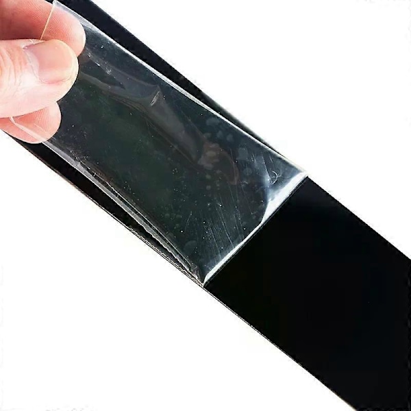 Passer til Ford Fiesta 2009 2010 2011 2012-2015 Biltilbehør Vinduesmærkat Stolpeindlæg Dækdæksel Dekoration Trim Blank Sort