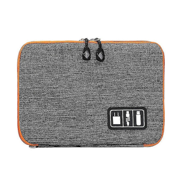 Cable and Electronic Accessories Storage Bag - Grey