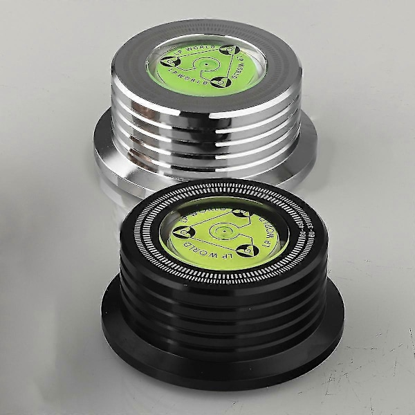 Universal 60hz LP Vinyl Platespiller Disk Platespiller Stabilisator Med Nivå Aluminium Legering Vekt Cl