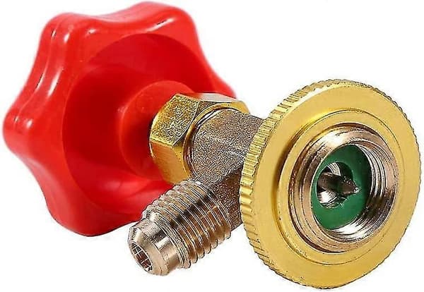 Beholderventilåpner Dispenser Ventil Mac Kjølemiddelbeholderventil (gull) (1 stk)