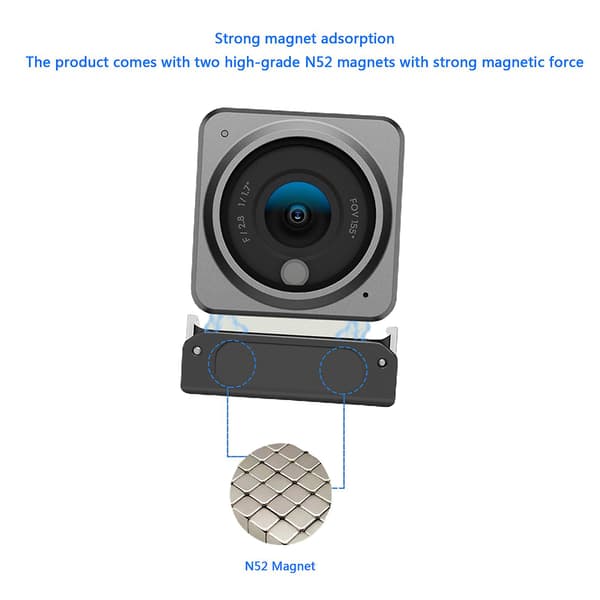 Til Action 2 Magnetisk Adapter Mount 1/4 Interface Universal Interface Adapter