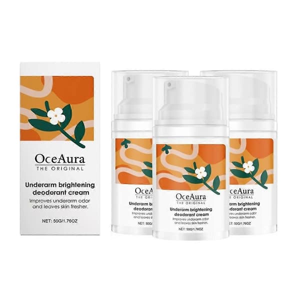 1-3 stk. Den originale lysnende deodorantcreme til mørke armhuler, kropslugtfjerner til kvinder og mænd, behandling af indgroede hår 3pcs