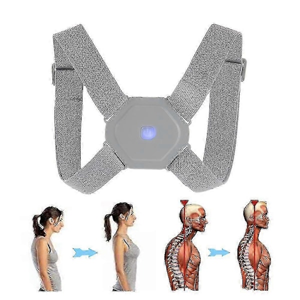 Smart Sensor Vibration Smart Posture Corrector, Rygstøtte til Børn