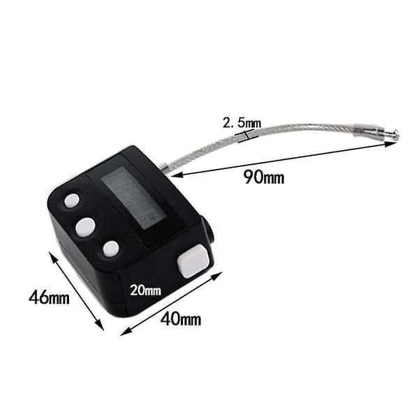 Metal Timer Lås USB LCD Display Metal Elektronisk Genopladelig Timer Multifunktions Hængelås Hvid