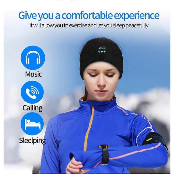 Bluetooth Brusreducerande Ultratunn Pannband Sovhörlurar ZCG VLJ