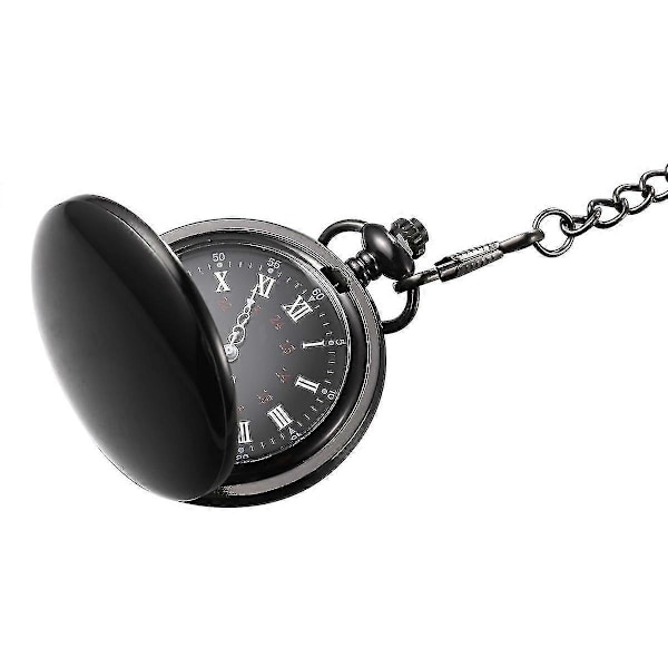 1 stk. Retro Tosidet Glat Lommeur Legering Klassisk Delikat Quartz Lommeur (sølv)