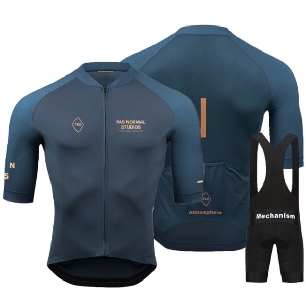 PNS Cykeltröja för män med kort ärm Andas MTB-cykel Sommar Svart Cykelkläder Maillot Ropa Ciclismo Uniform Suit 1 XL