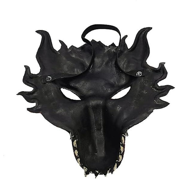 Halloween Mardi Gras -asu Cosplay Demon 3D Realistiset Lohikäärmeen Siivet Aikuisille, sininen