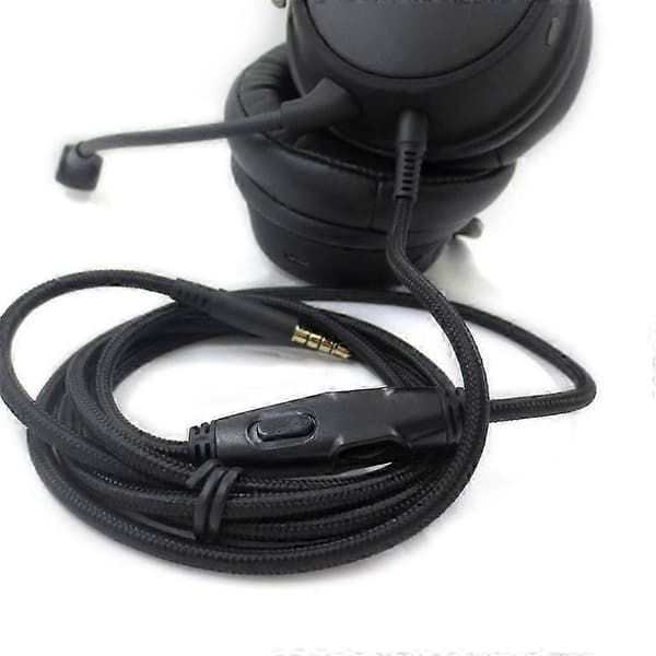 Lydkabel Hodetelefoner Erstatning 3.5mm 1.5M Lang 60 tommer for HyperX Cloud/Cloud for Alpha Kabel Forlengelseskabel