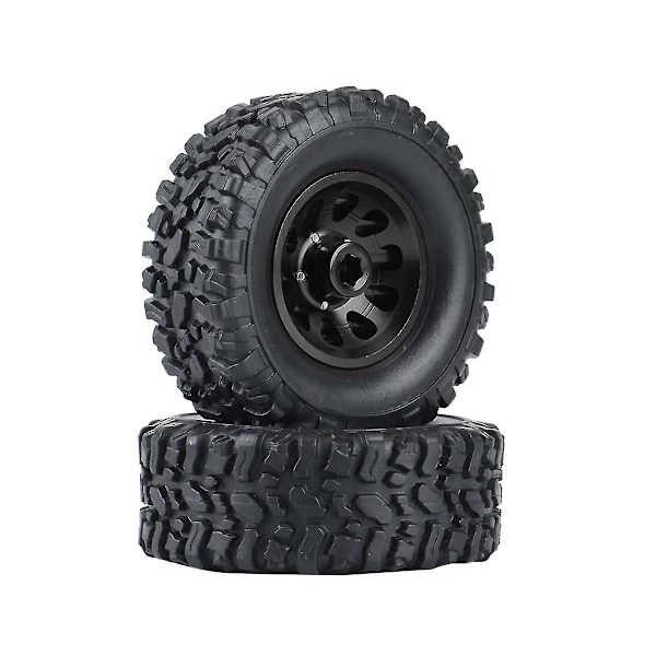 4st Metall Beadlock Hjulnav Hjul Fälg Och Gummidäck För C14 C24 B14 B24 B36 Mn D90 Mn99s Rc Bil