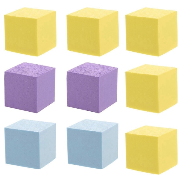 10 KPL Värikäs Kuutio Palikka DIY Suunnittelu Malli Palikka Sieni Palikka Kuutio Harjoitteluväline Kiinteä Geometria Opiskelutyökalut Lapsille Opettajan Käyttöön Koko 5CM Satunnainen