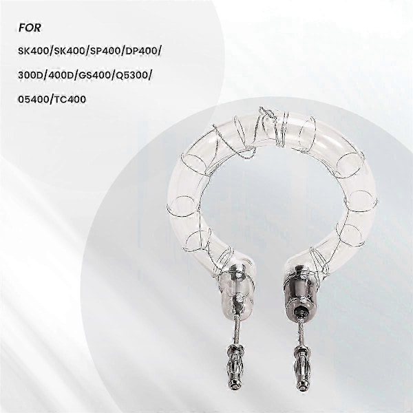 400Ws Ammattilaistyyppinen Salamaputki SK400/SK400/SP400/DP400/300D/400D/GS400/Q5300/05400/TC400 Salamoille