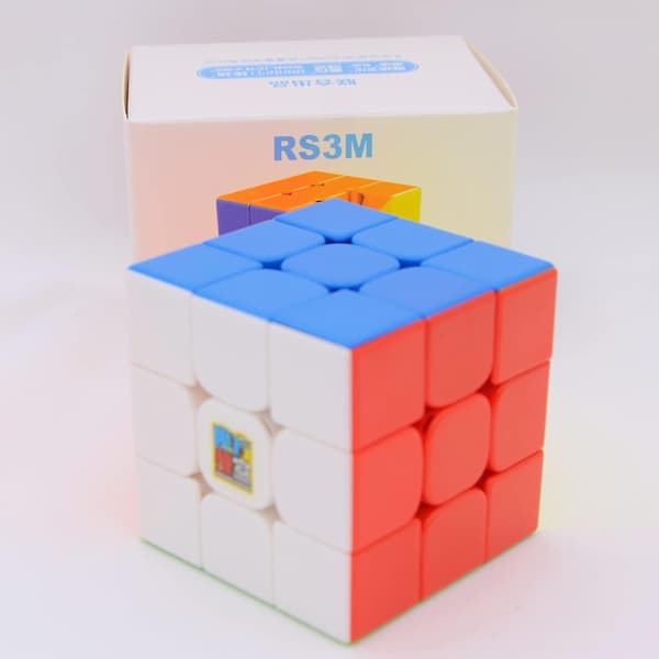 MoYu RS3M 2021 Maglev 3x3 Magnetisk Version Speed Cube Stickerless Magic RS3 M Puzzle Cube Moyu 2021 RS3M Maglev Kuber 3x3 Speed
