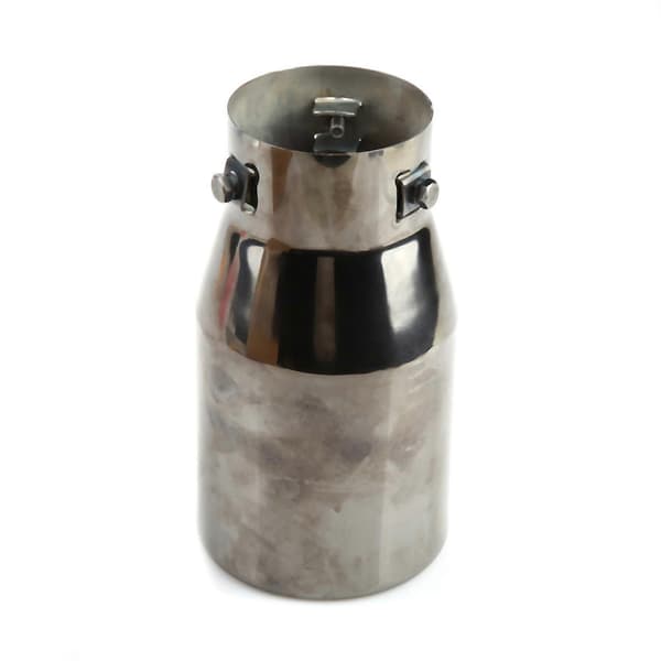 70 mm Titanium Sort Udstødningsrør Hale Hals Lyddæmper Spids Bil Modificerede Dele