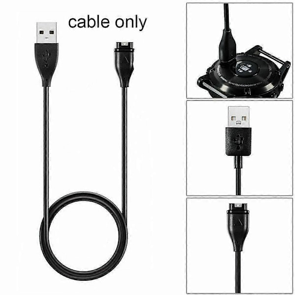 Til Garmin Swim 2/Instinct Tide/Instinct Tactical USB Oplader