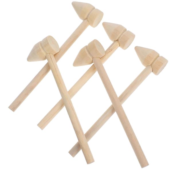 Trähammare i barnstorlek, perfekt för klossar, spel och traditionella ceremonier