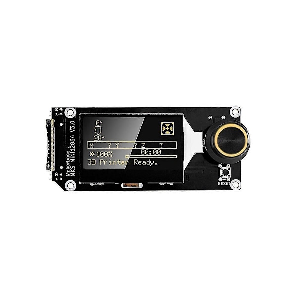 För Mks Mini12864 V3 Sätt i SD-kort Främre LCD Smart Display Skärm 3D-skrivardelar Mks Skr Voron M