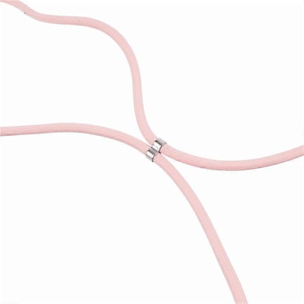 Kompatibelt Skal för Samsung Galaxy A52 4G / 5G / A52s 5G, Exakta Utskärningar, TPU-skydd med Långt Snöre Pink
