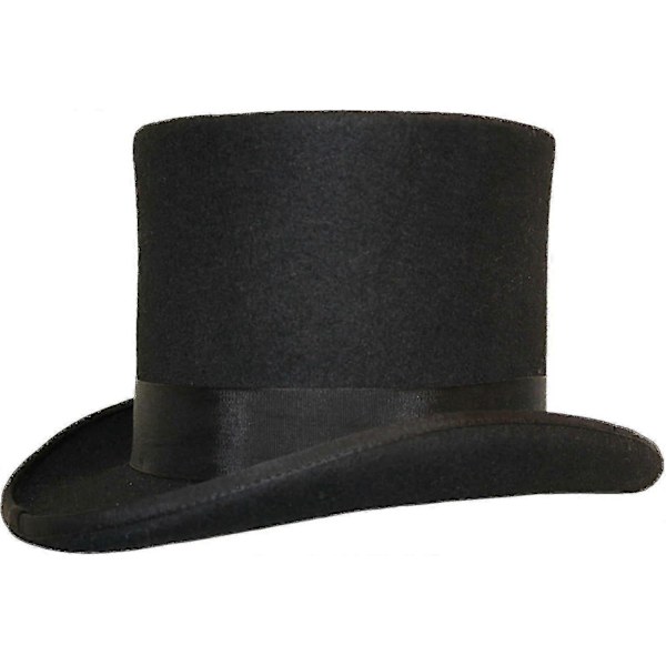 Håndlavet Uld Top Hat Satinforet YZJ