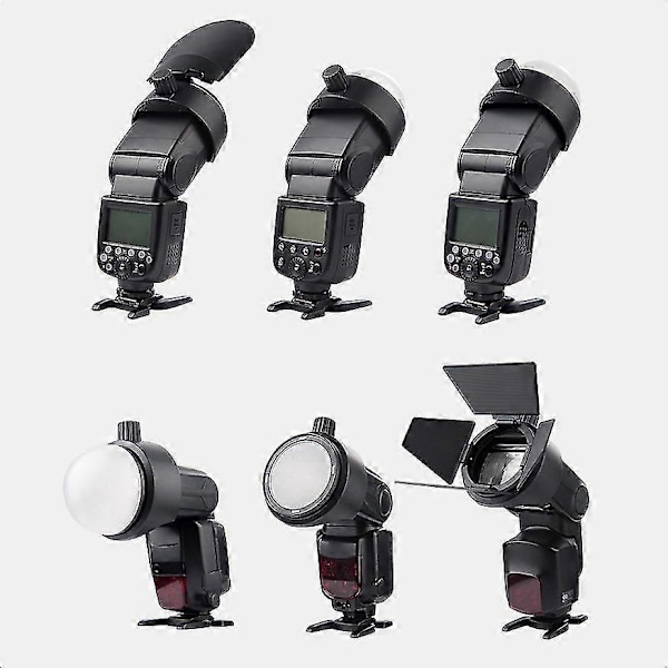 S-R1 / -R1 Adapter, Rund Blixt Magnetisk Modifier Adapter för V860II / V850II / TT685 / TT600 Serie
