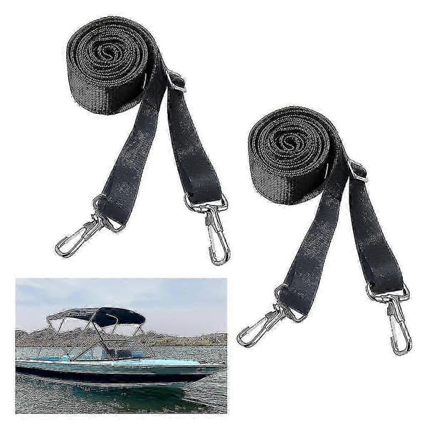 Marine Kalesje Stropper med Rustfritt Stål Snap Loop Bimini Topp Hardware PK