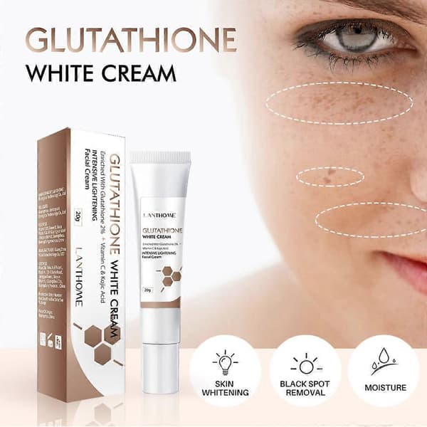 Glutationkräm för mörka ringar, anti-rynkor, svullnad, anti-aging kräm