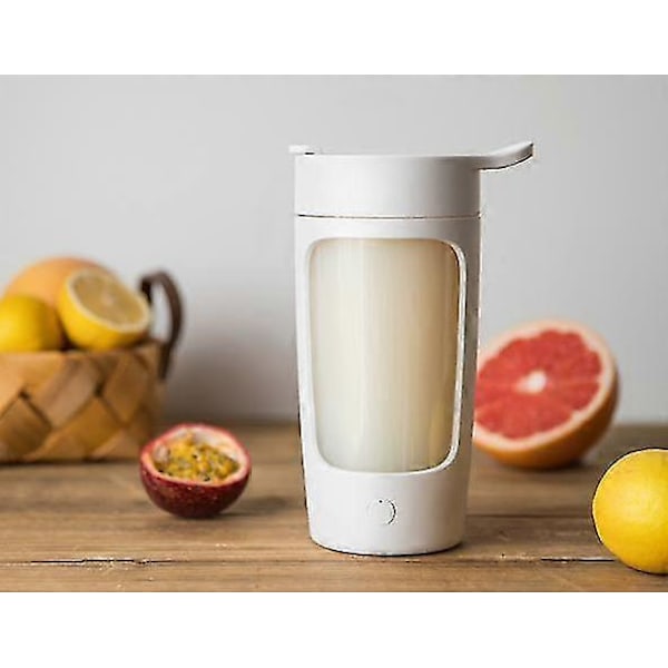 Blå 650ml Fitness Mugg Elektrisk Blandningsmugg Automatisk Portabel Elektrisk Blandningsmugg Mjölk Juice Kaffemugg Mixer Blender Flaska