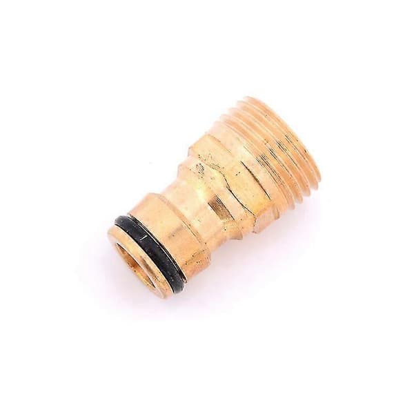 1/2\" gevind messing vandhane adapter haveslange hurtig rørforbindelse fitting Hfmqv