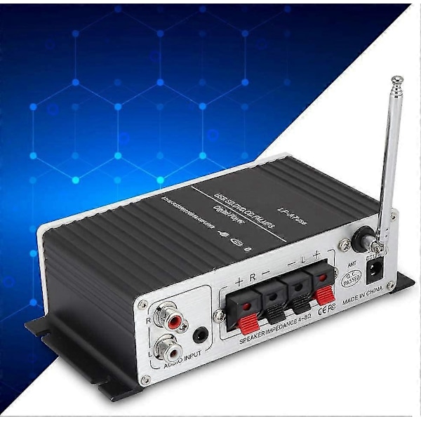 Bluetooth Stereo Forstærker, Bærbar Dual Channel Surround Sound Audio Receiver, Bluetooth Usb/mp3/bil Digital Audio Højttaler