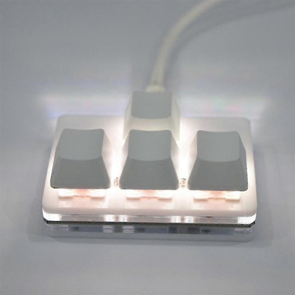 USB Mini-tangentbord för Photoshop, ritning, spel, 4 programmerbara tangenter, mekaniskt tangentbord, anpassat tangentbord
