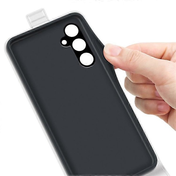 Yhteensopiva Samsung Galaxy A15 4G Korttipidike Puhelinkotelo Crazy Horse -kuvioinen Nahkakuori White